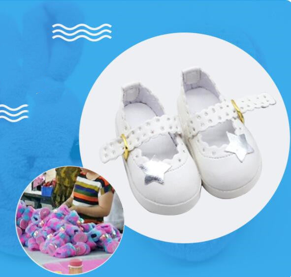 16 Inch Salon Doll Accessories Leather Shoes