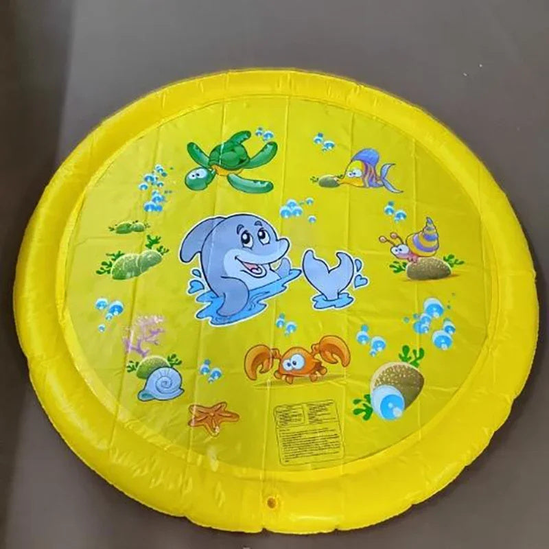 Non-Slip Splash Pad For Kids And Pets Pool Summer Outdoor Water Toys Fun Backyard Fountain Play Mat
