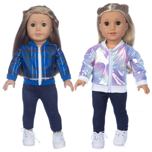 Simple 18-inch American Girl Doll Clothes Fashion Jacket
