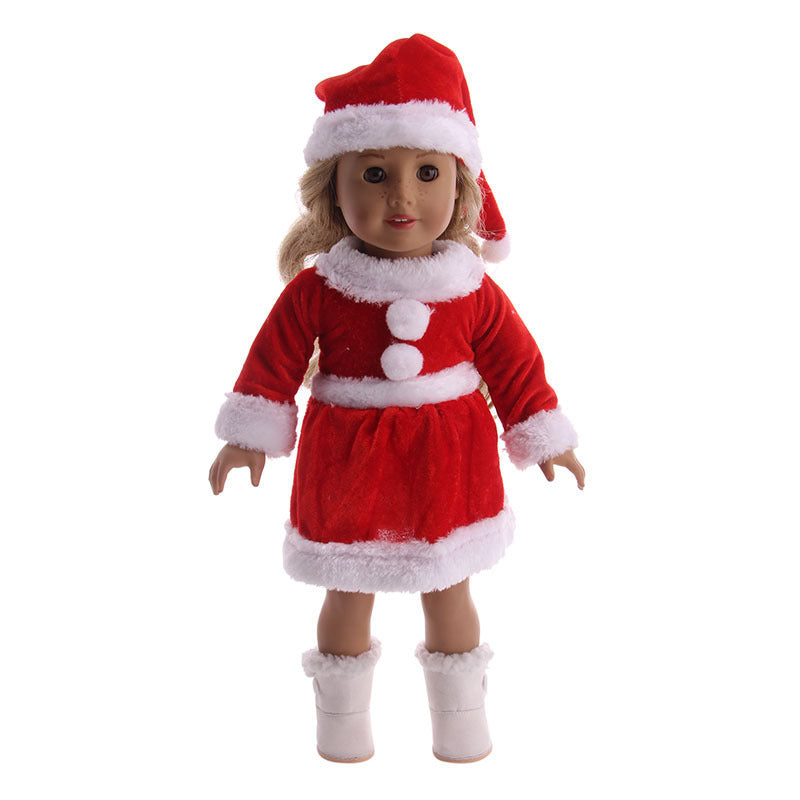 IN SEASON: Limited Time 18-inch American Girl Doll Accessories Christmas Clothes 43cm Xiafu Baby Skirt Suit
