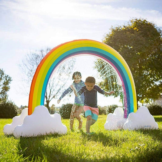 SUNNY SEASON: Limited Time Inflatable Rainbow Sprinkler