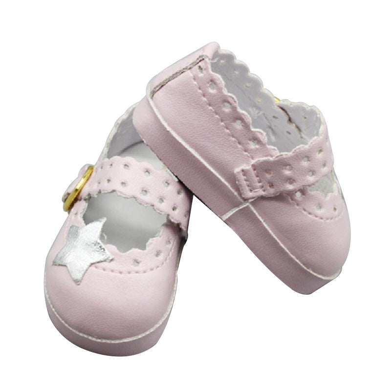 16 Inch Salon Doll Accessories Leather Shoes