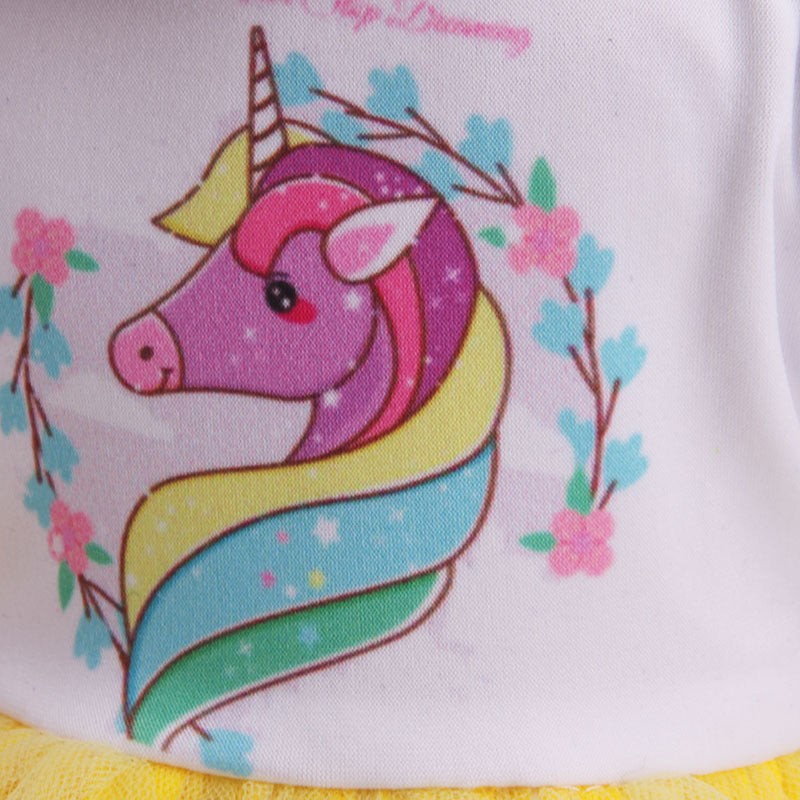 Simple 18-inch American Girl Doll Accessories Short Sleeve Clothes 43cm Xiafu Doll Tulle Short Skirt Doll Makeover Clothes