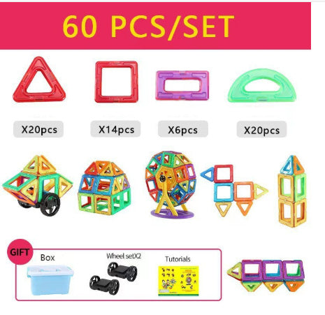 Magnetic Building Blocks DIY Magnets Toys For Kids