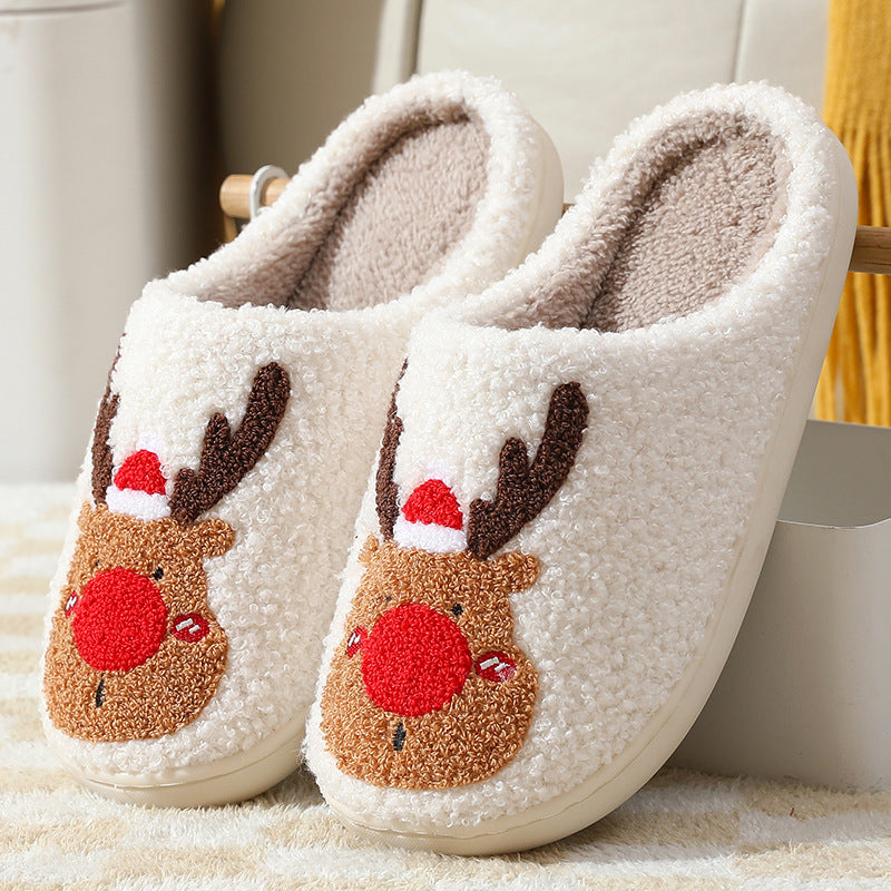 IN SEASON: Limited Time Christmas Shoes Winter Home Elk Slippers