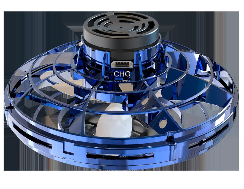 Drone LED UFO Flying Helicopter Spinner Toy Kids