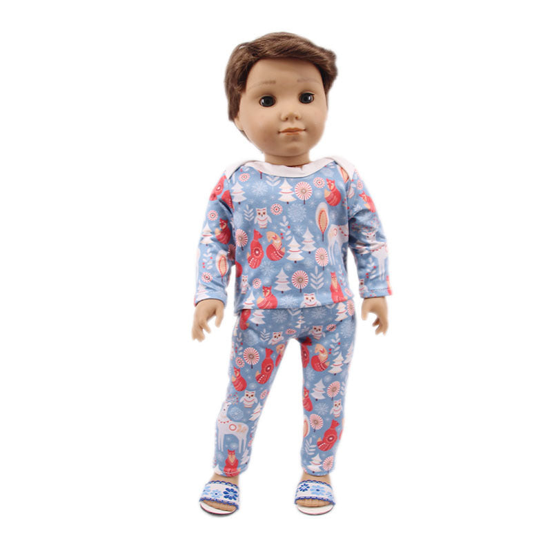IN SEASON: Limited Time 18-inch American Girl Doll Accessories Christmas Clothes 43cm Xiafu Baby Skirt Suit