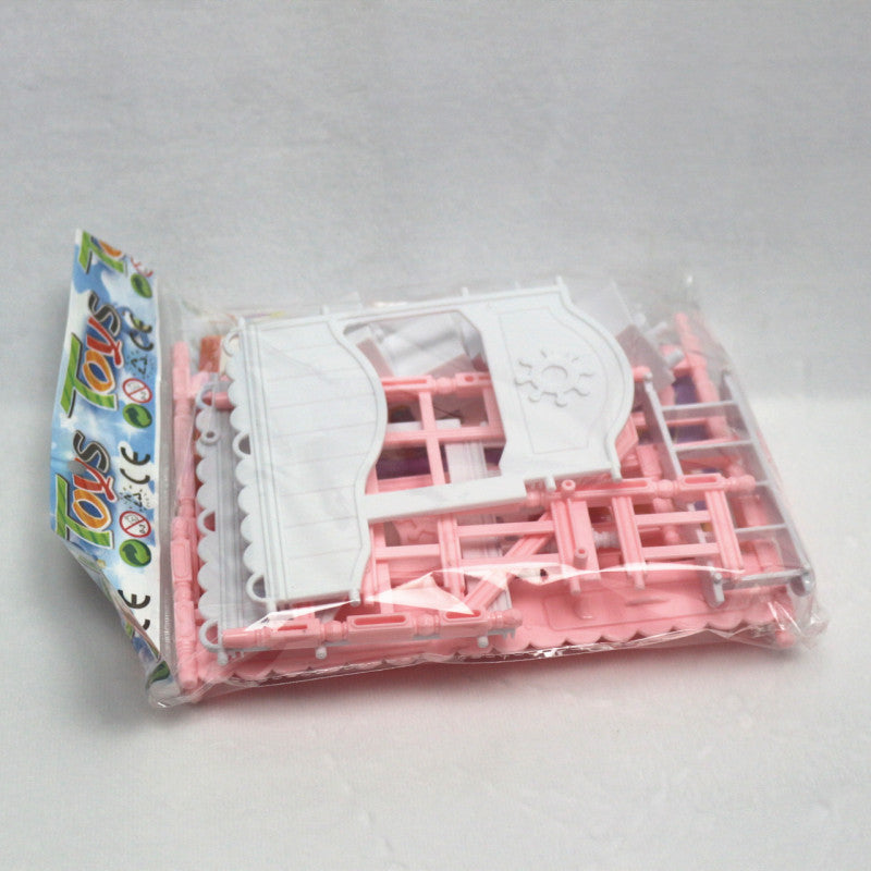 17cm Doll Toy Accessories Double Princess Bed
