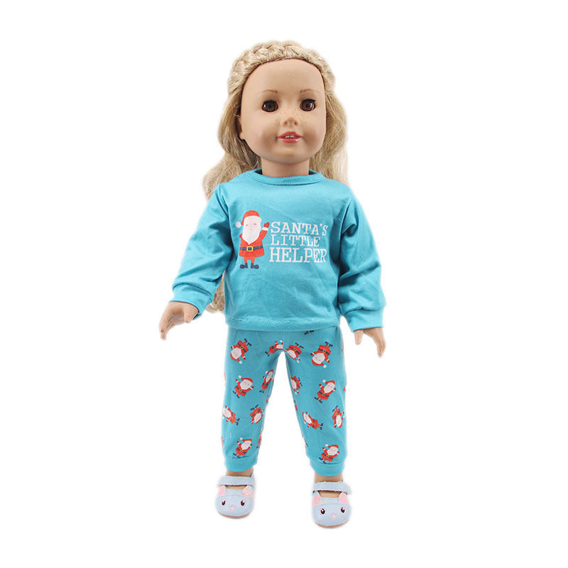 IN SEASON: Limited Time 18-inch American Girl Doll Accessories Christmas Clothes 43cm Xiafu Baby Skirt Suit