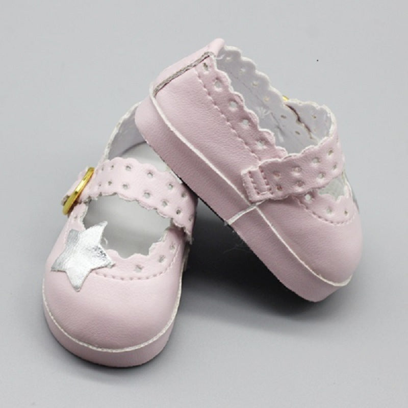 16 Inch Salon Doll Accessories Leather Shoes