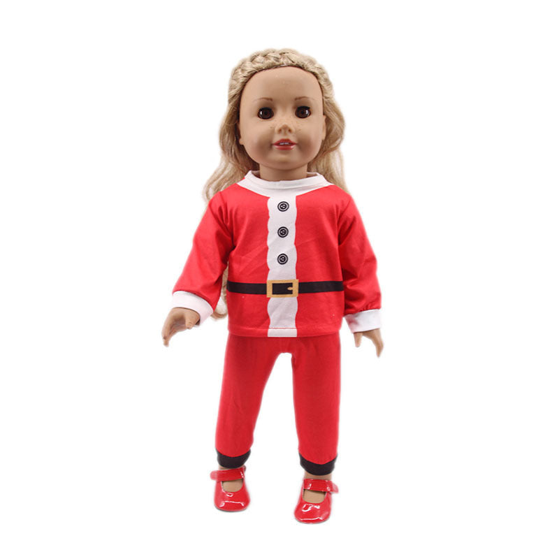 IN SEASON: Limited Time 18-inch American Girl Doll Accessories Christmas Clothes 43cm Xiafu Baby Skirt Suit