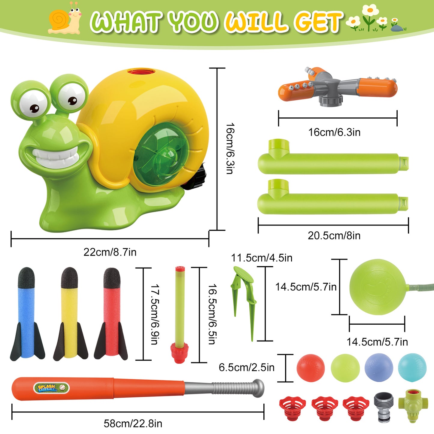 SUNNY SEASON: Limited Time Water Sprinkler Toy For Kids Outdoor Water Toys For Yard Summer Lawn