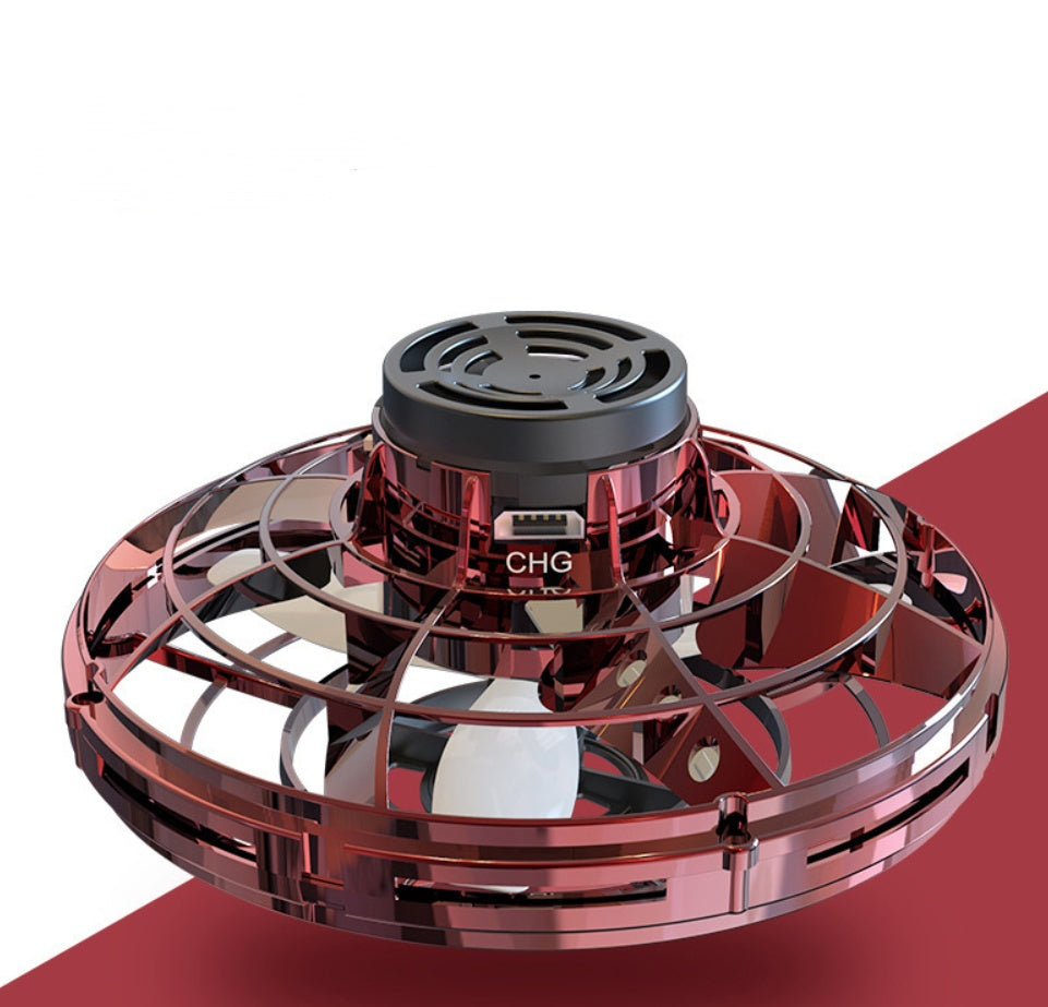 Drone LED UFO Flying Helicopter Spinner Toy Kids