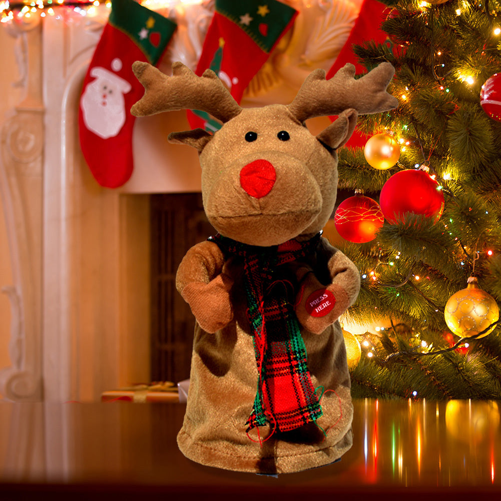 IN SEASON: Limited Time Electric Dancing Elk Plush Doll