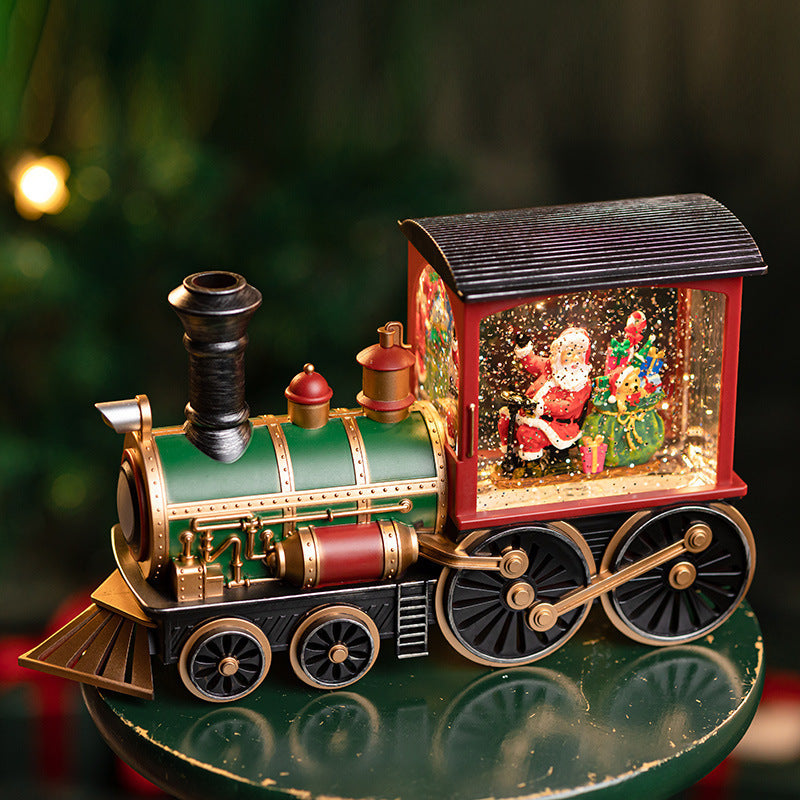 IN SEASON: Limited Time Christmas Santa Claus Train Snow Music Box Children's Toys