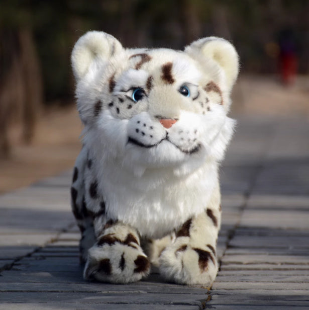 IN SEASON: Limited Time Snow Leopard Plush Cute Simulation Toy Doll