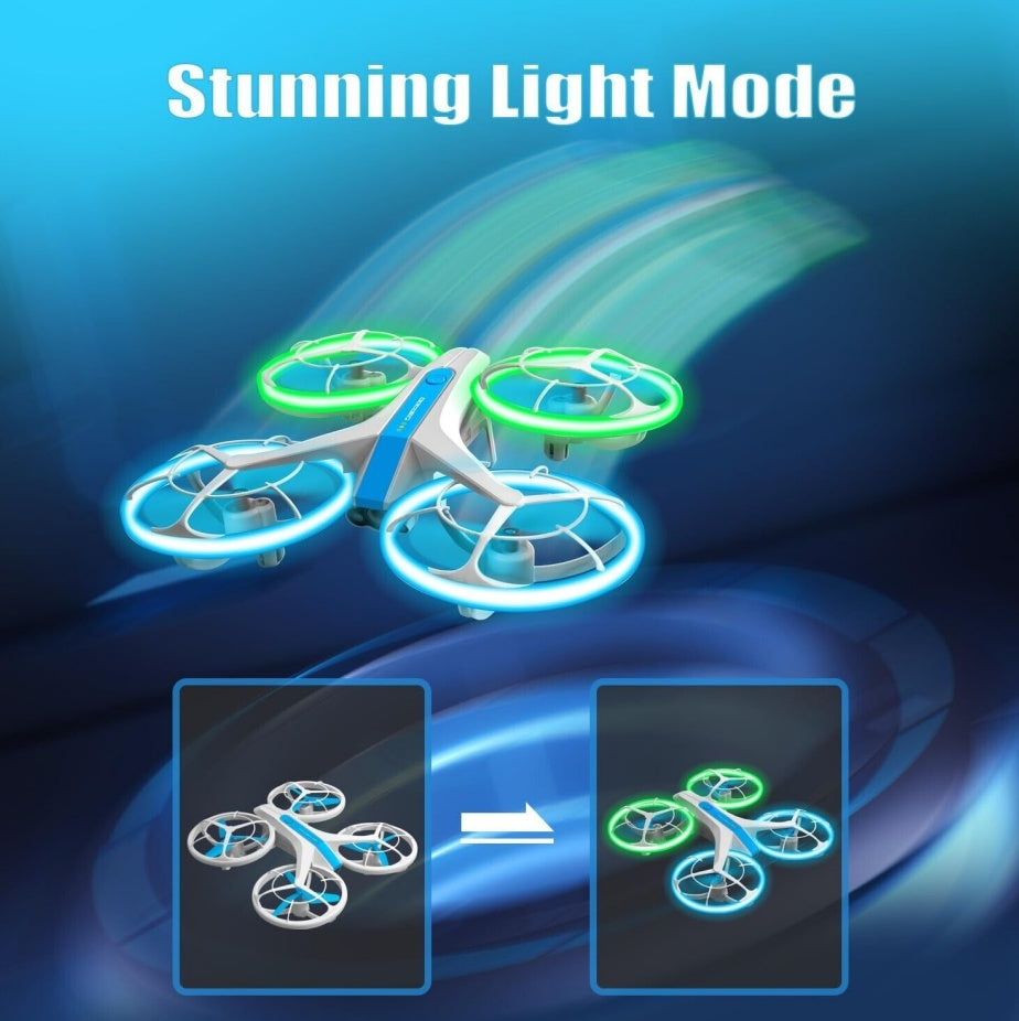 4DRC V33 RC Drone WIFI FPV 6K HD Dual Camera Selfie Quadcopter 360 Rolling Toy