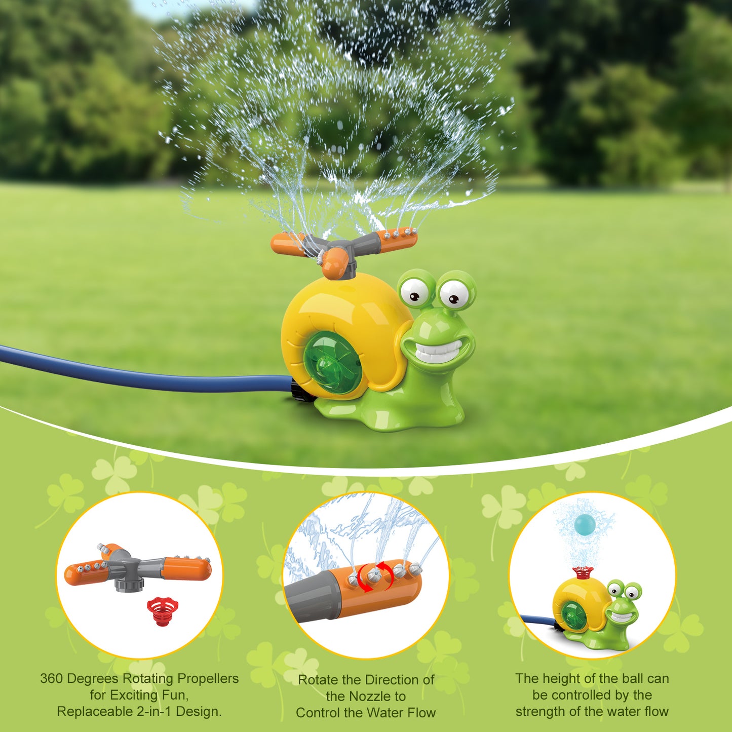 SUNNY SEASON: Limited Time Water Sprinkler Toy For Kids Outdoor Water Toys For Yard Summer Lawn