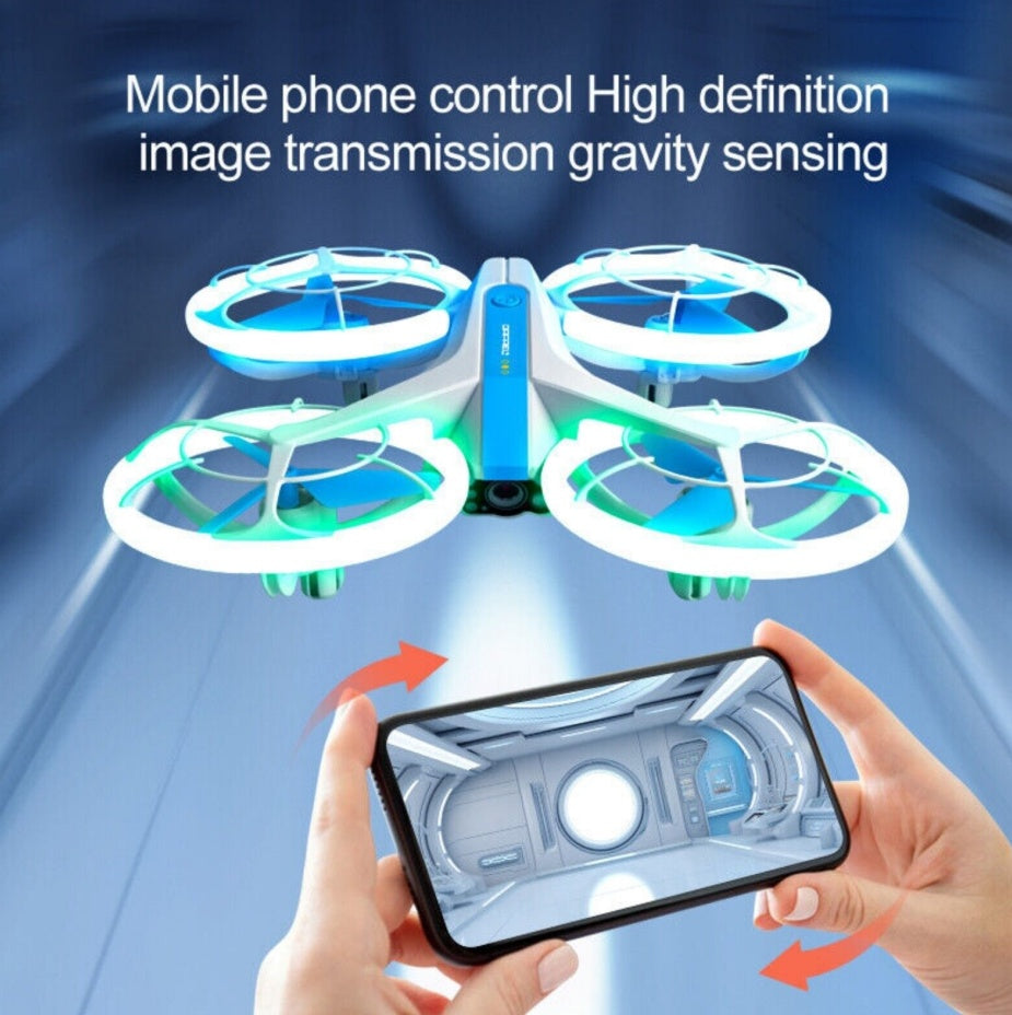 4DRC V33 RC Drone WIFI FPV 6K HD Dual Camera Selfie Quadcopter 360 Rolling Toy