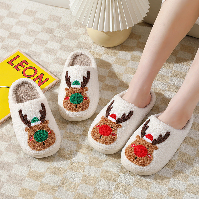 IN SEASON: Limited Time Christmas Shoes Winter Home Elk Slippers