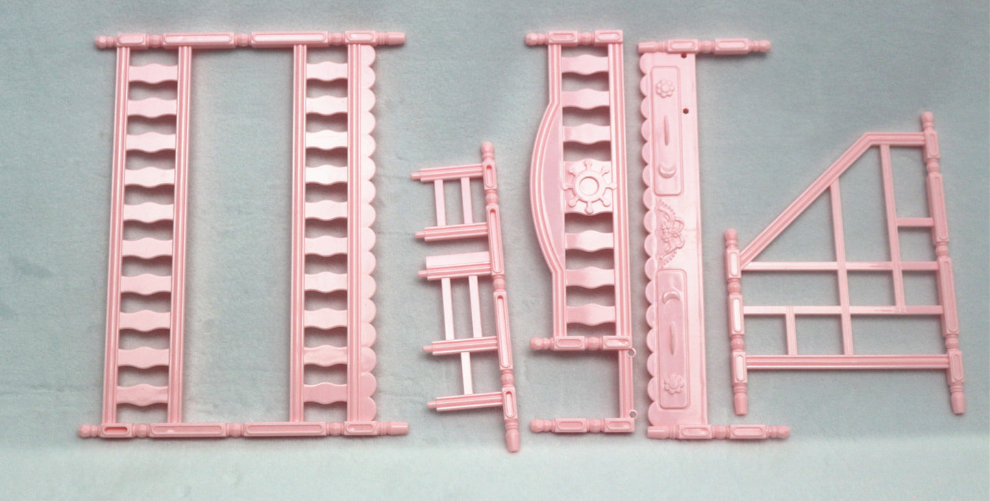 17cm Doll Toy Accessories Double Princess Bed