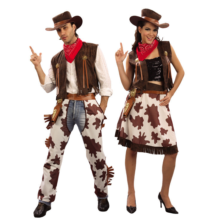 Boys and Girls Cowboy Costume for Adults and Children