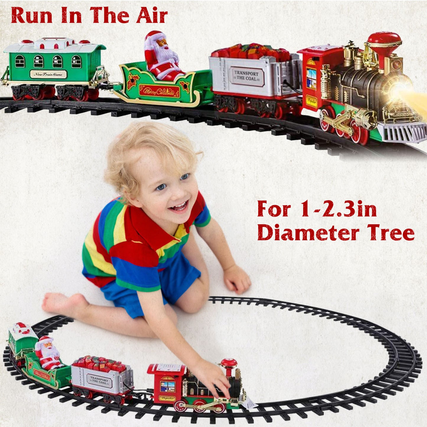 IN SEASON: Limited Time Electric Train Set Kid Toy Christmas Steam Train Kit