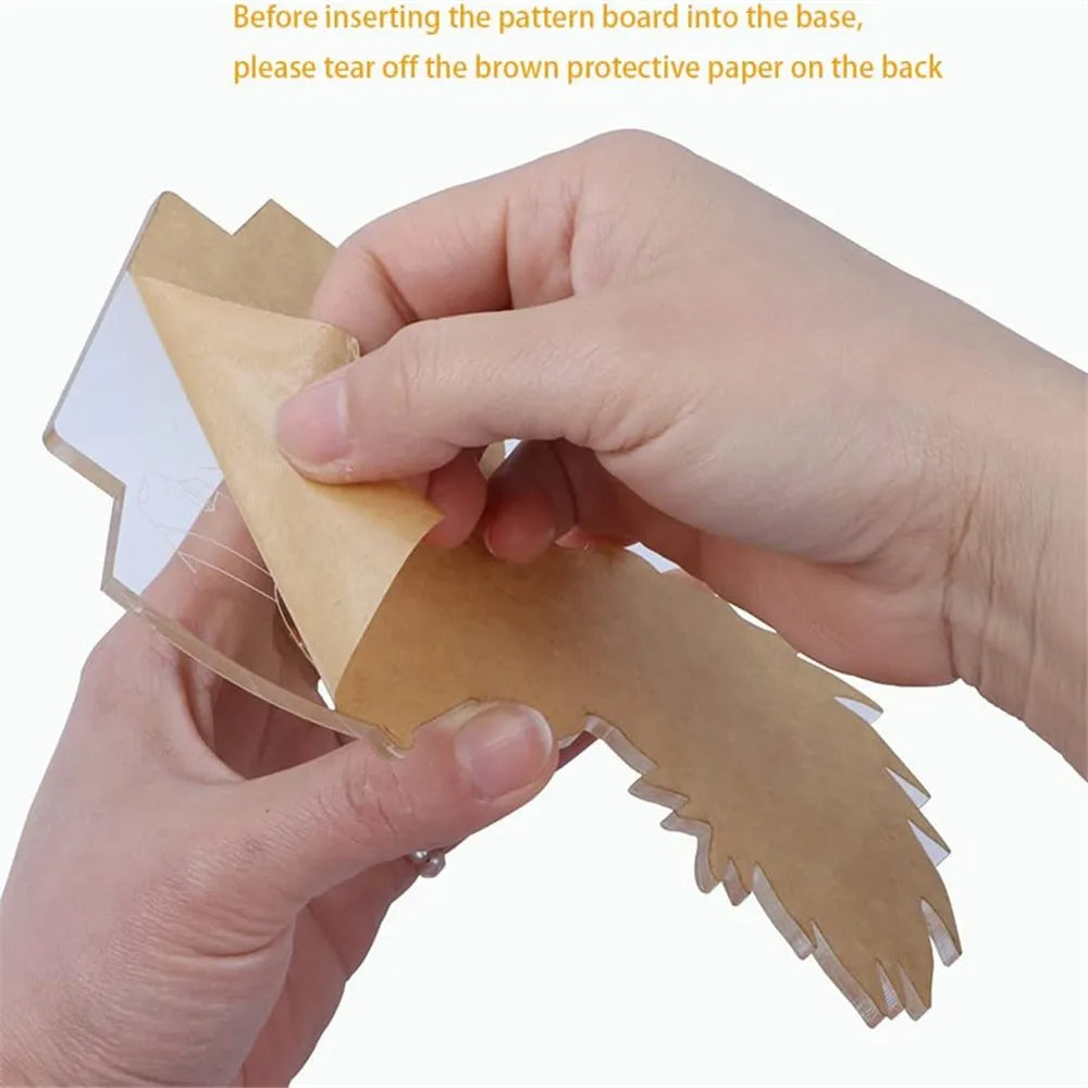 3D Lamp Acrylic USB LED Bear Night Light