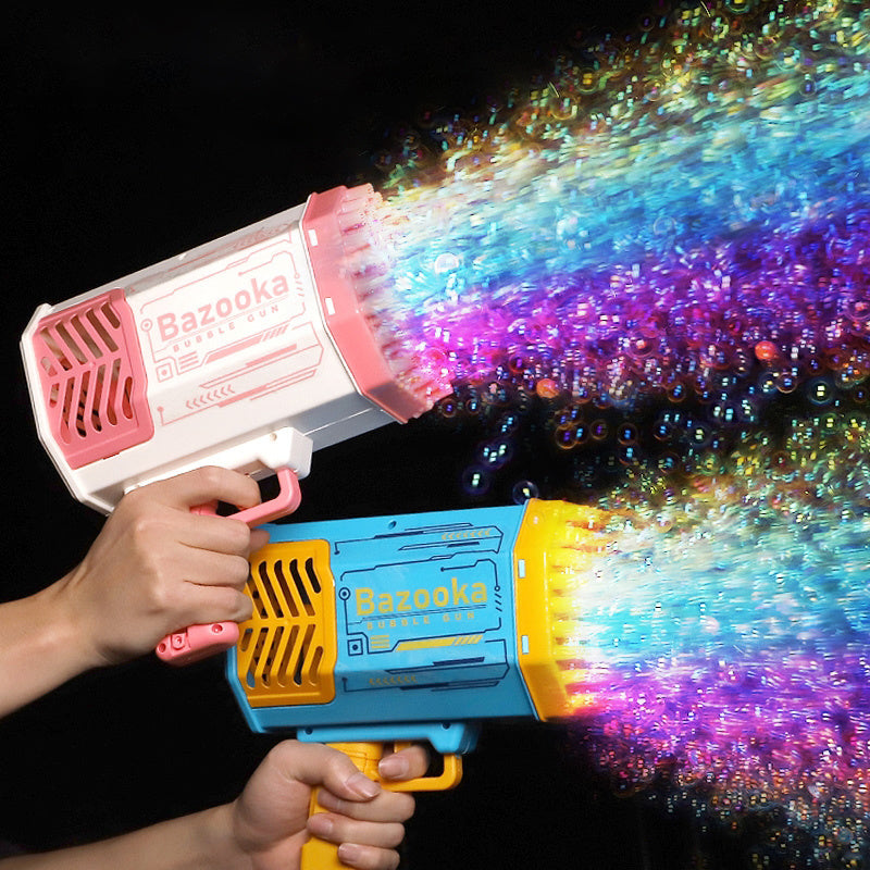 Light-Up Bubble Gun 69 Holes