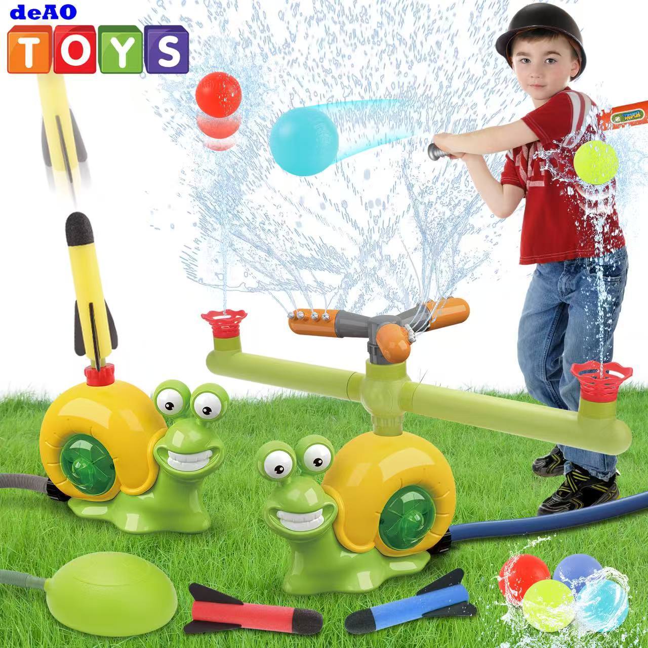 SUNNY SEASON: Limited Time Water Sprinkler Toy For Kids Outdoor Water Toys For Yard Summer Lawn