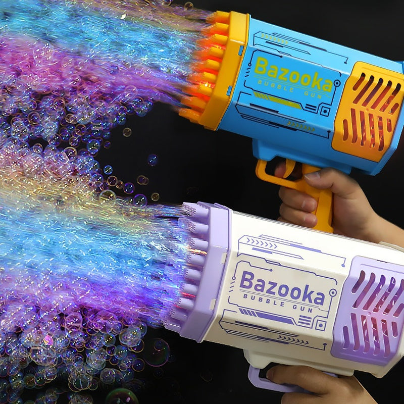 Light-Up Bubble Gun 69 Holes