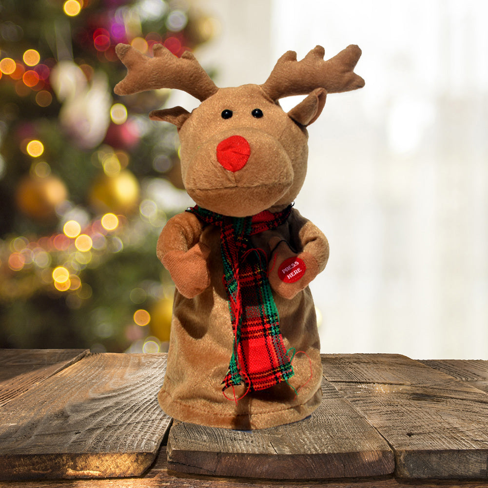 IN SEASON: Limited Time Electric Dancing Elk Plush Doll