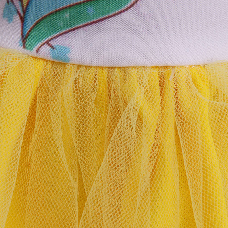 Simple 18-inch American Girl Doll Accessories Short Sleeve Clothes 43cm Xiafu Doll Tulle Short Skirt Doll Makeover Clothes