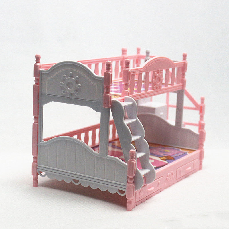 17cm Doll Toy Accessories Double Princess Bed