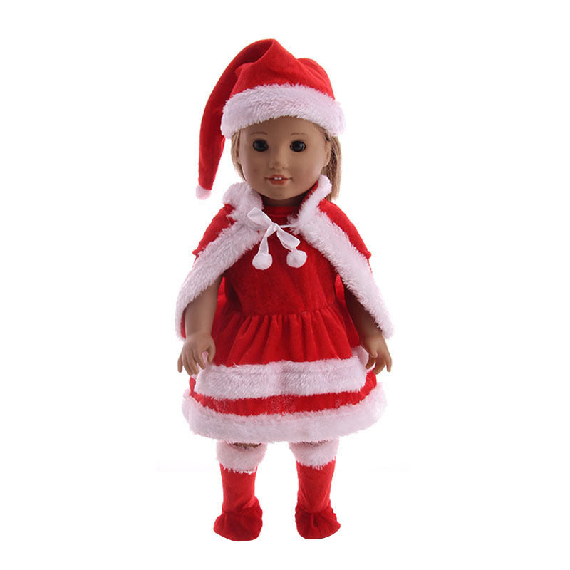 IN SEASON: Limited Time 18-inch American Girl Doll Accessories Christmas Clothes 43cm Xiafu Baby Skirt Suit